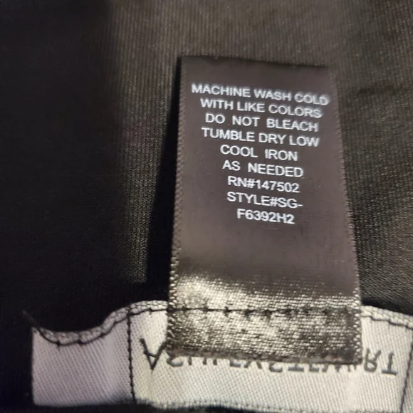 Ashley Stewart Black and Blue Long Sleeve Blouse, Size 26/28W - Picture 5 of 5